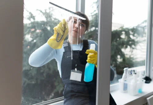 Nettoyage de vitres intérieures et extérieures à Campôme
